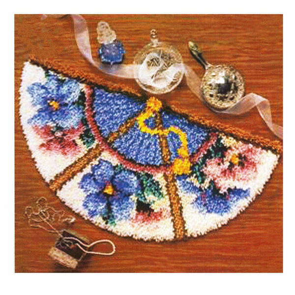 Latch hook rug kits karpet Handmade carpet Knitting needles cross-stitch  Carpet embroidery sets embroidery stitch thread Flower